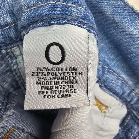 Vintage Almost Famous Distressed Skinny Jeans Light Wash Women's Size 0 - Picture 10 of 15